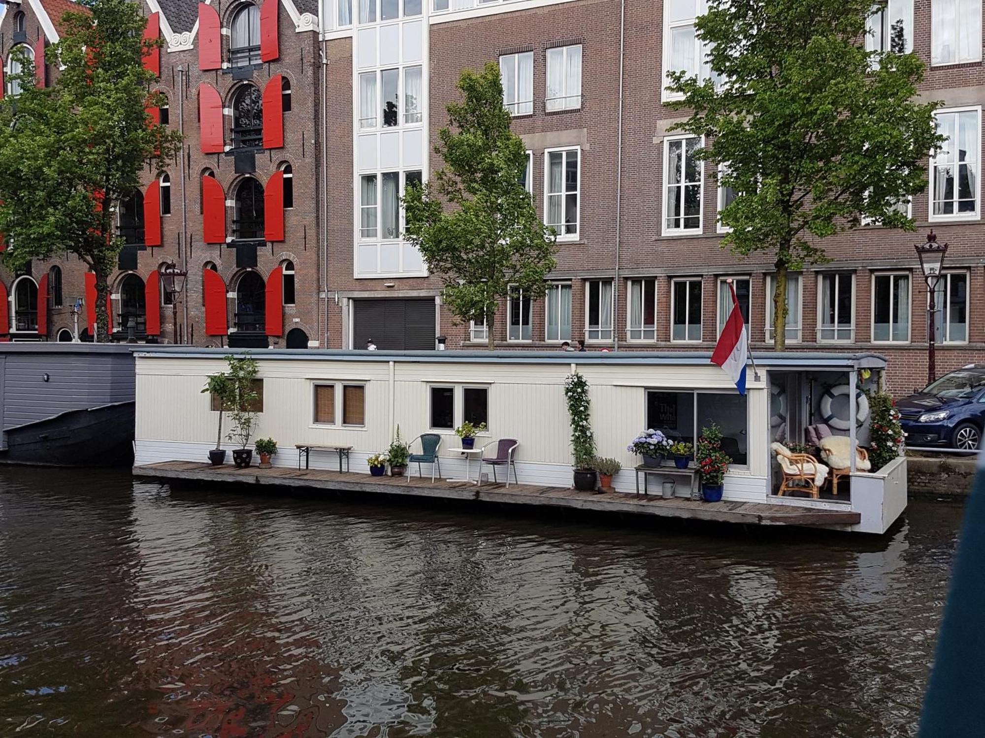 Pantheos Top Houseboat Amsterdam Exteriér fotografie