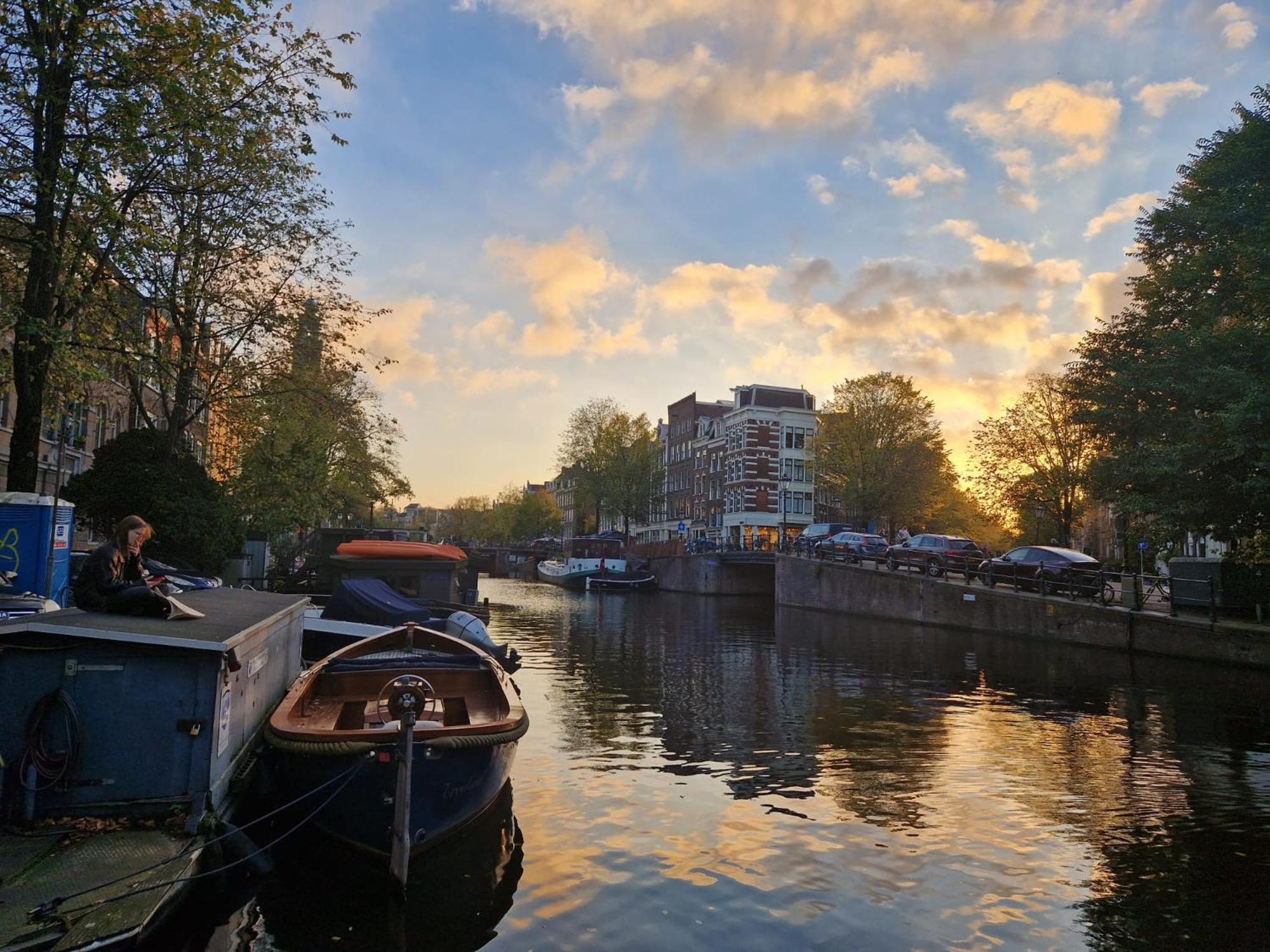 Pantheos Top Houseboat Amsterdam Exteriér fotografie